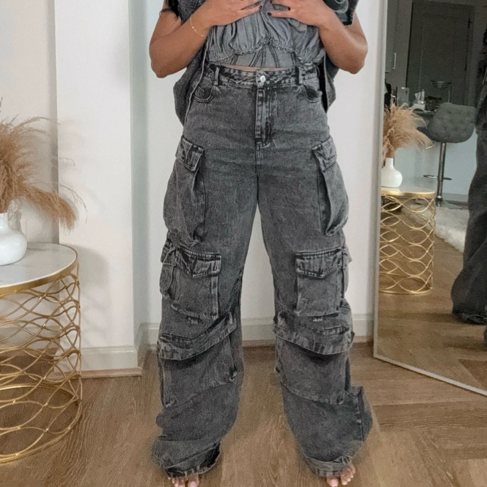 Brand New Oversized Cargo Jeans